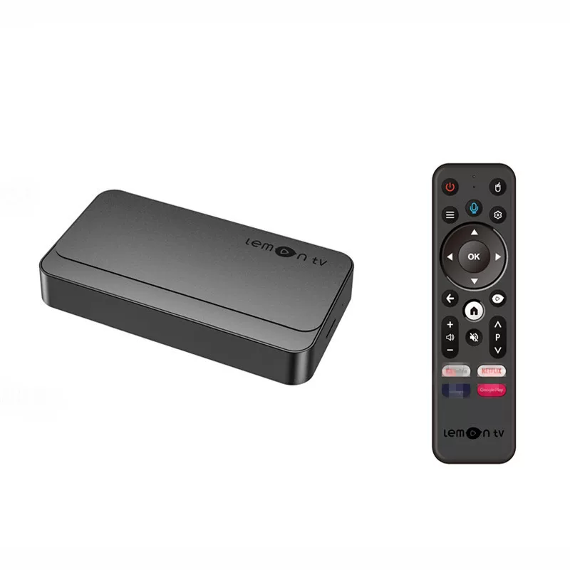Lemon TV сет-топ бокс 4K HD поддержка двойного Wi‑Fi Android ATV версия ТВ-приставки 2GB/8GB