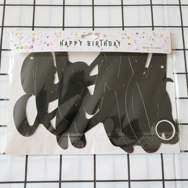 Ins赤ちゃん歳誕生日パーティー装飾旗happy birthday連体アルファベット誕生日花|undefined