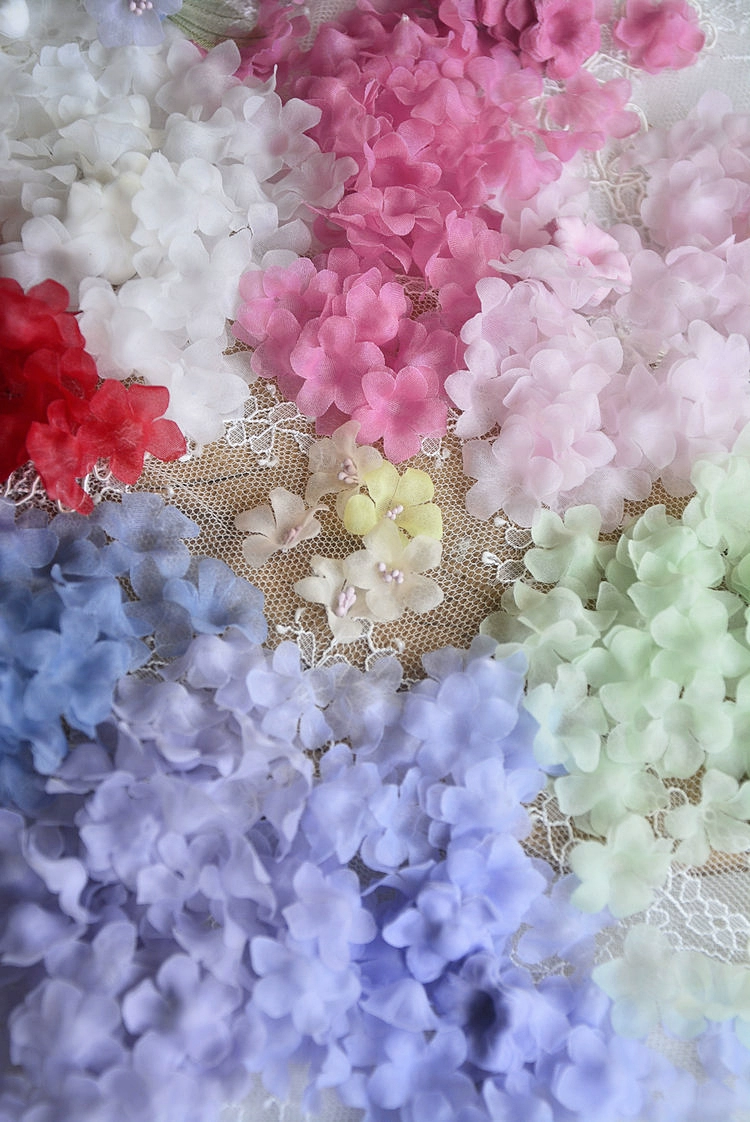 A5 горячий цветок, полупрозрачная органза, плиссированный головной убор в древнем стиле династии Хань, материал с цветком, детская одежда, аксессуары с сказочными цветами