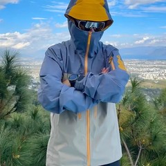 NASALIKE台州鸟家硬壳LT冲锋衣SV7防风防雨蛇年限定黄金蟒登山服