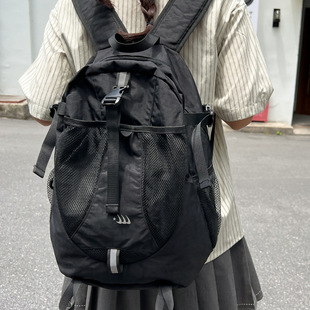 2025 New Trendy Brand Backpack Men's Outdoor Sports Short-Distance Travel Backpack Junior High School College Student School Bag Women