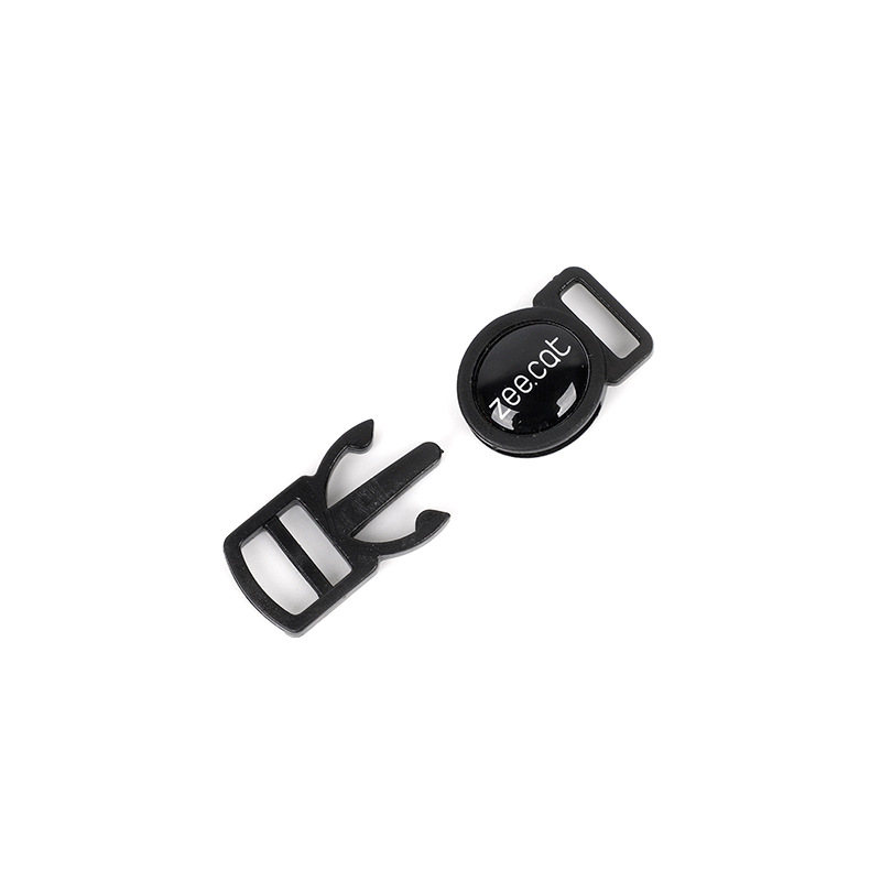 Gato pajarita puede pegar logotipo redondo 10mm hebilla de seguridad accesorios de cuello de mascota POM mini hebilla de plástico image 6