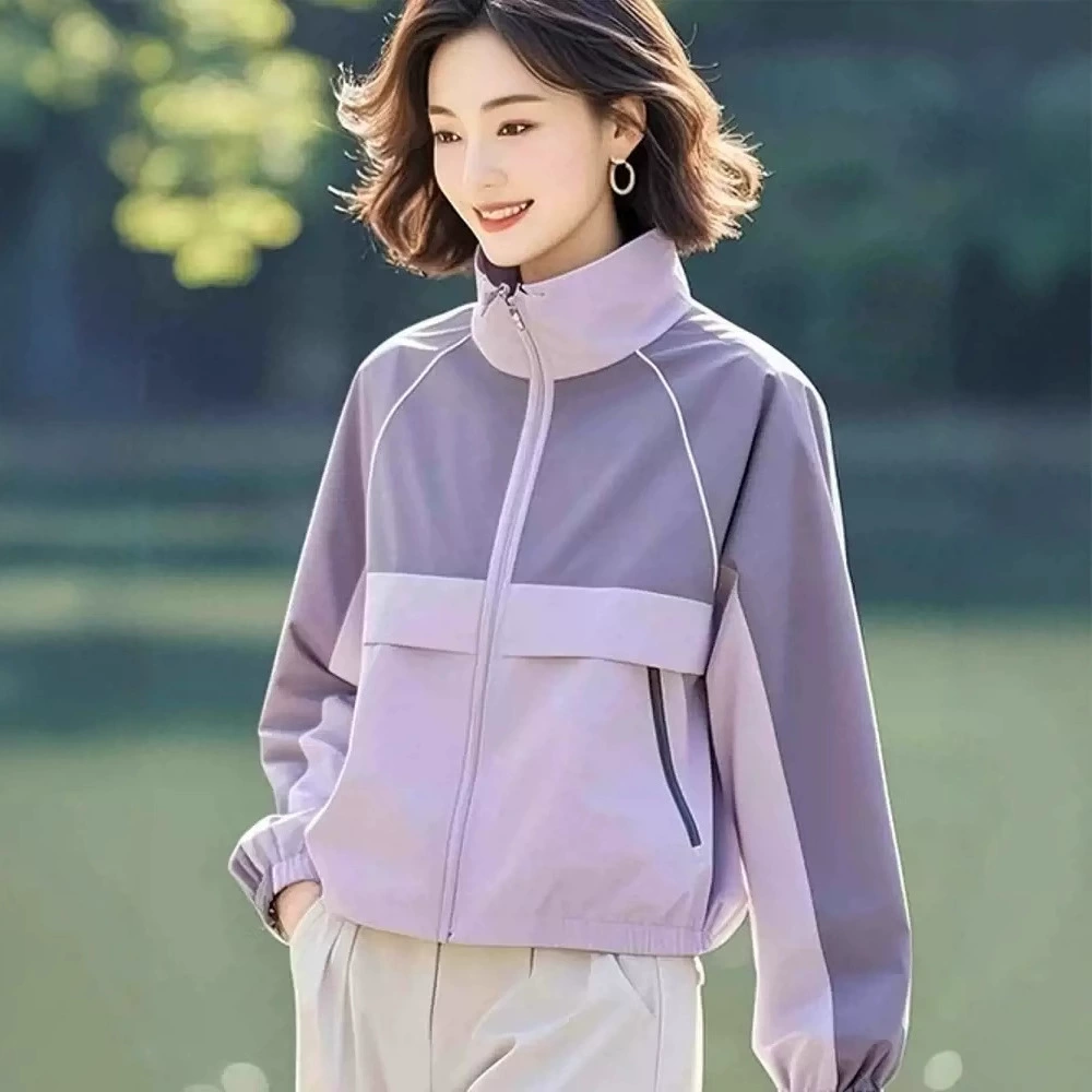 Весна и осень 2025 популярный штурмовой костюм женский дизайн повседневный дикий супер красивый фиолетовый пиджак женский пиджак