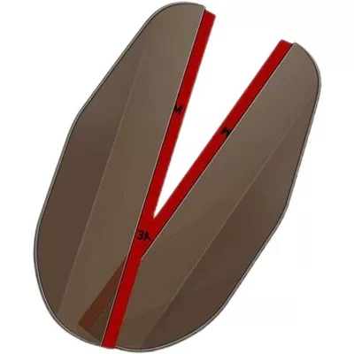 Rearview mirror rainproof sticker, protection device, reflector, rearview mirror rain