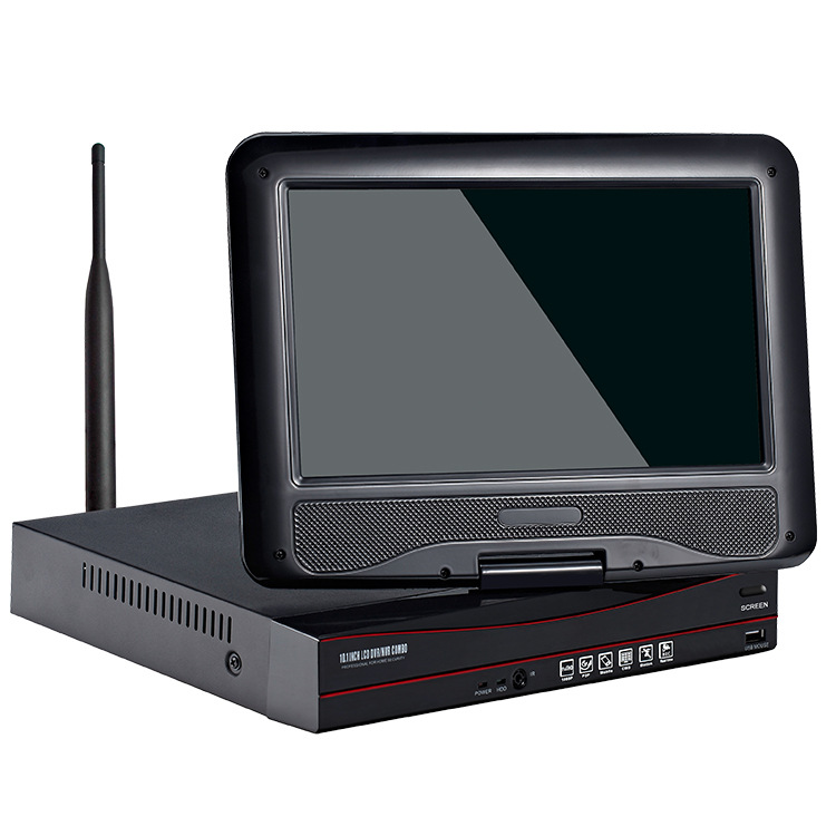 4/8 kanallı kablosuz 10 inç kamera iç ve dış mekan gözetim NVR seti kızılötesi gece görüş kamerası görsel 4G akıllı