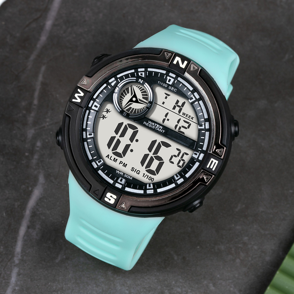 Nuevos productos Juveniles deportes al aire libre alarma cronógrafo reloj electrónico moda estudiante reloj electrónico luminoso fábrica al por mayor