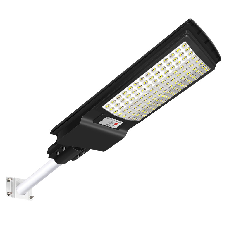 Farola solar, luz de jardín al aire libre para el hogar, nueva iluminación de inducción integrada automática a prueba de agua y protección contra rayos