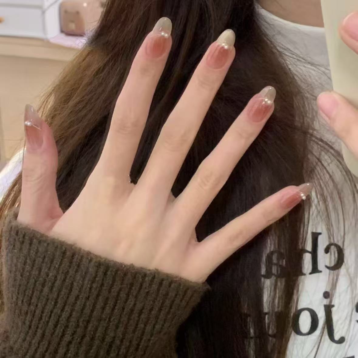 [Fusang Girl] Vestida a mano puramente hecha a mano, ojos de gato suaves franceses, rubor de manicura, temperamento desmontable