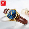 OLEVS brand double calendar New Arrivals quartz couple Watch