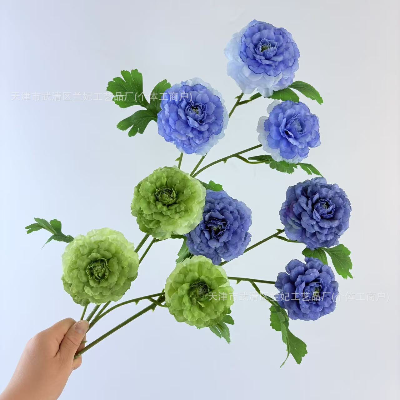3 flores de seda de peonía flores falsas flores de boda decoración flor adornamiento de la sala de estar props de disparo al por mayor flores de peonía