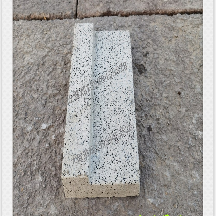 成品PC排水沟预制导流槽小区园路仿芝麻白PC砖300*150*40/60