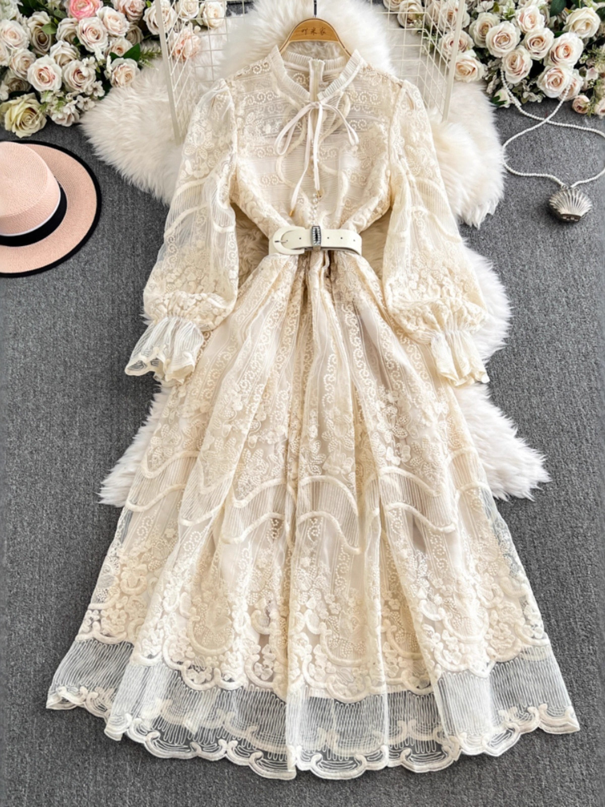 lace elegant dress