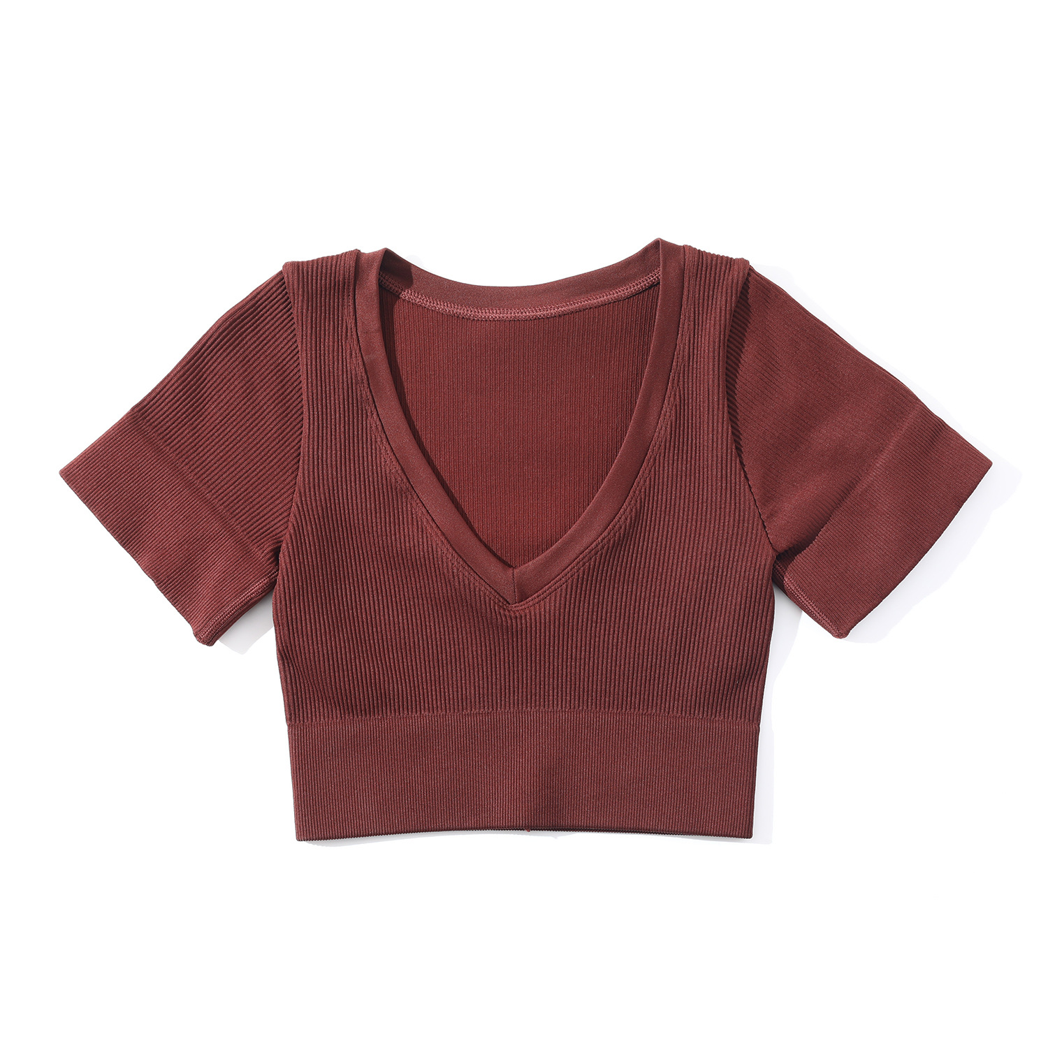 G9215 Brown-Short Sleeve