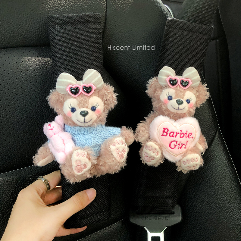 Funda Protectora de Felpa para Cinturón de Seguridad de Auto Decorativa
