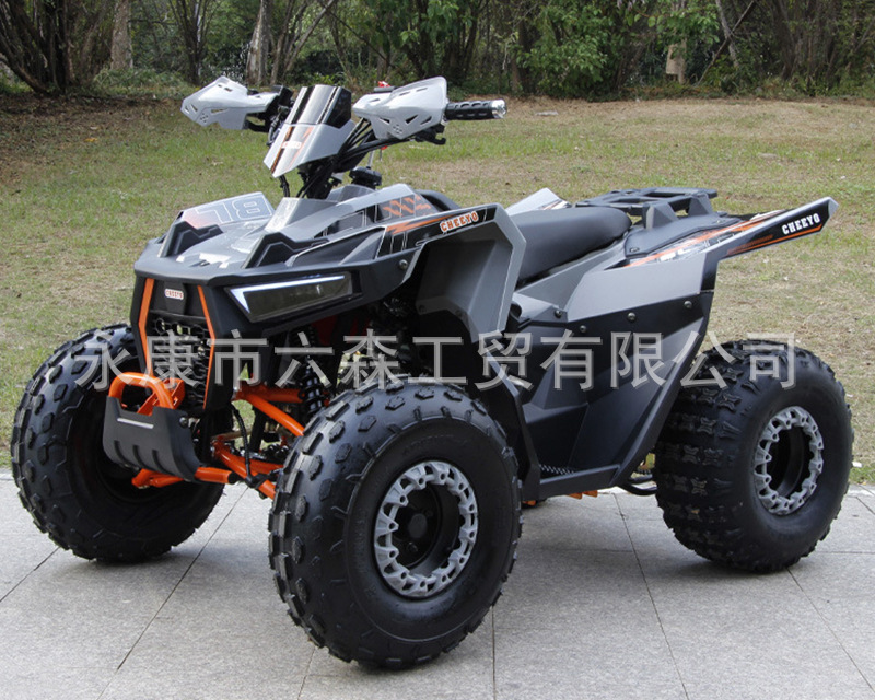 Cross-Border All-Terrain Four-Wheel Off-Road Beach Motorcycle Atv125-150Cc Xiaoba Long Fuel-Powered Electric Vehicle for Children and Adults