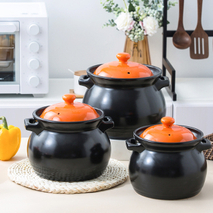 82N Household Casserole High Temperature Resistant Spodumene Ceramic Rice Nearby Pot Rice Stew and Ironing Gas Electric Ceramic Furnace Universal Stone Pot