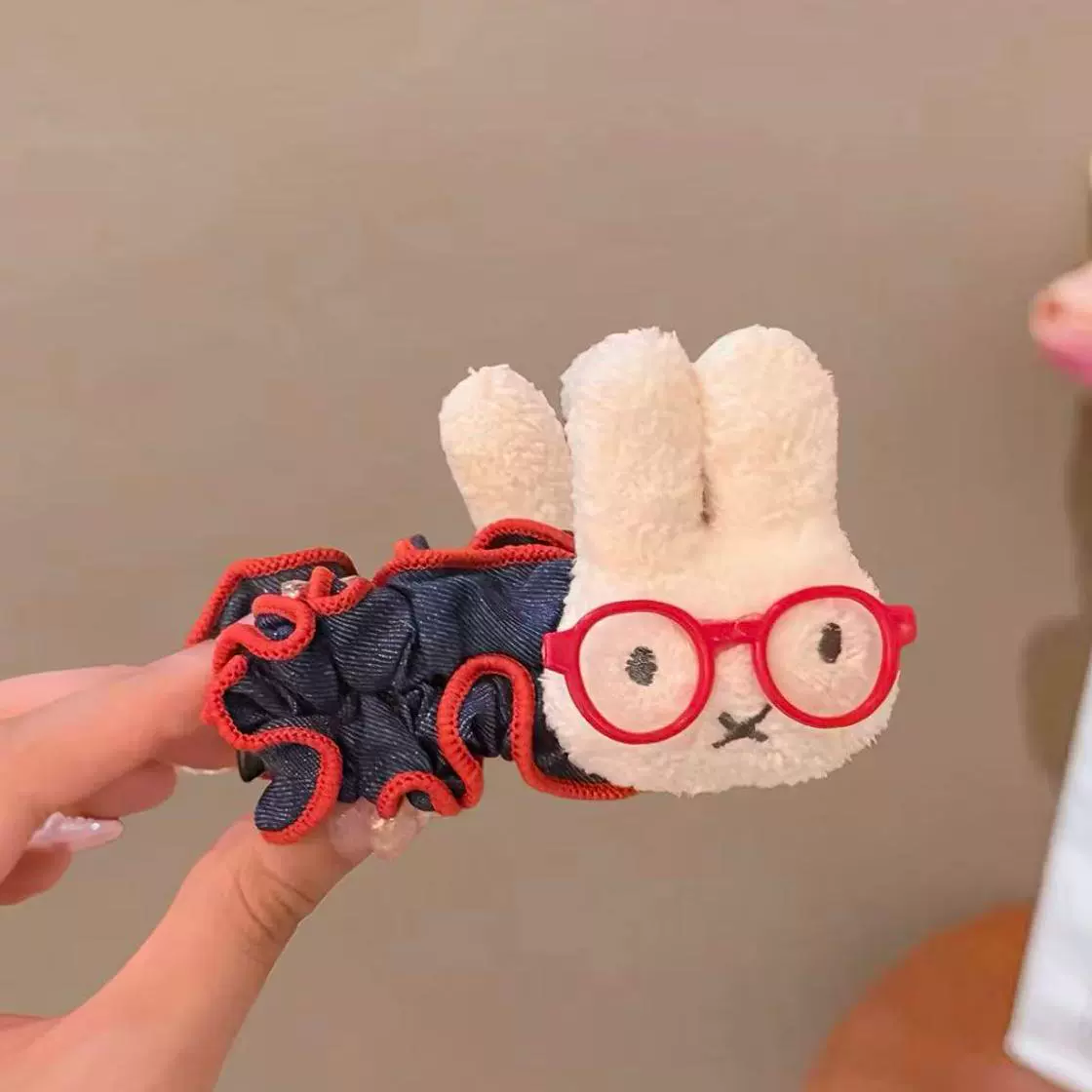 Демисезонная миловидная заколка для волос, большая заколка с мини-медведями, 11×3 см