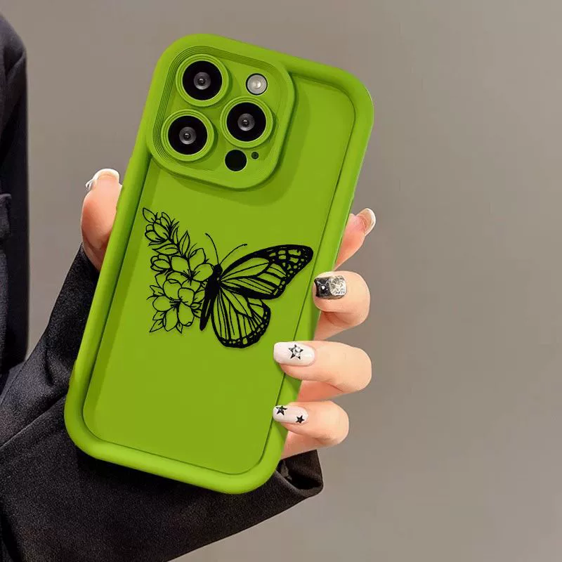 Apple, совместимый с iPhone 16, матовый чехол для телефона, с цветочным принтом, 16 Pro Max, 15