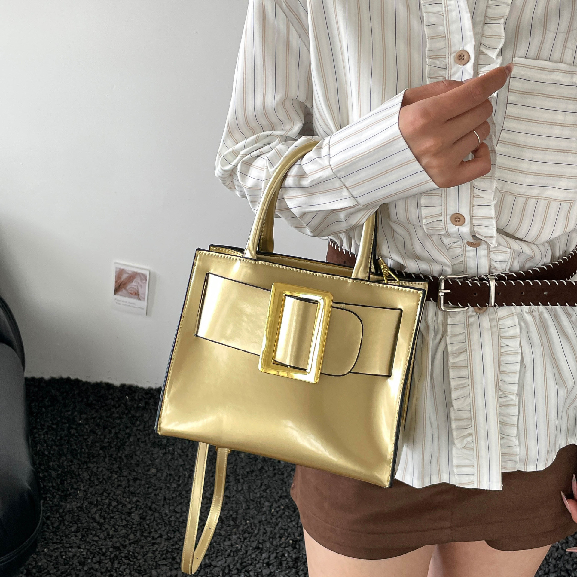 Transfronterizo sensación cotidiana pequeña bolsa de nicho diseño de moda coreana mochila de tendencia ocio de viaje bolsa de hombro