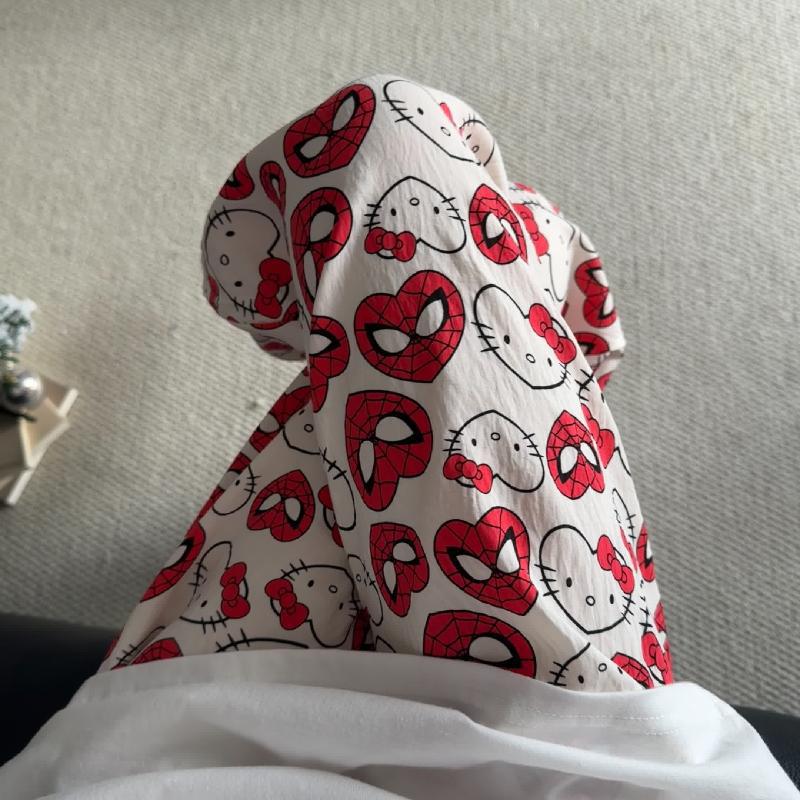 Primavera y verano · Pantalones de pijama casuales para mujeres pantalones a prueba de mosquitos rojos en línea 2025 nuevos pantalones caseros para llevar
