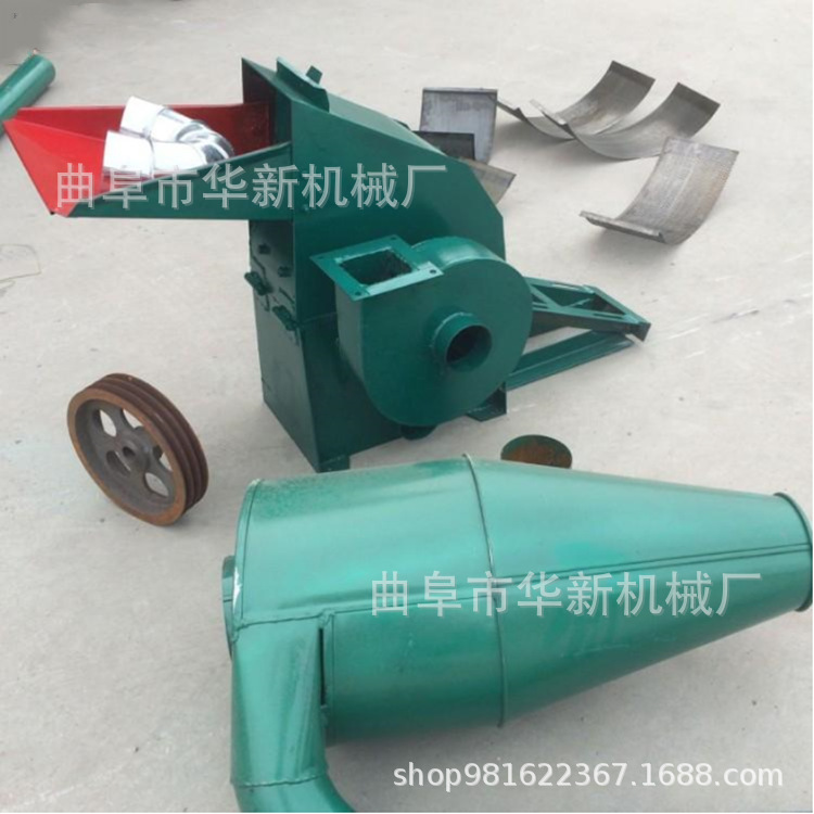 沙克龙除尘粉碎机价格 豆杆饲料粉碎机 各种型号锤片式饲料粉碎机