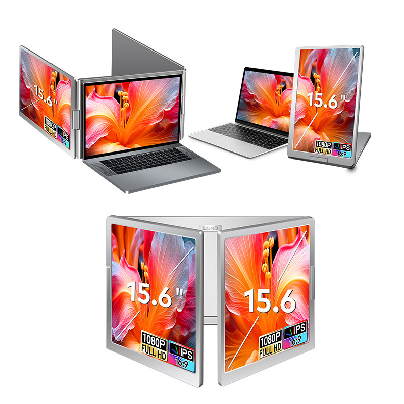 14-15.6 Inch 1080P Triple Laptop Screen Extender, Left Screen