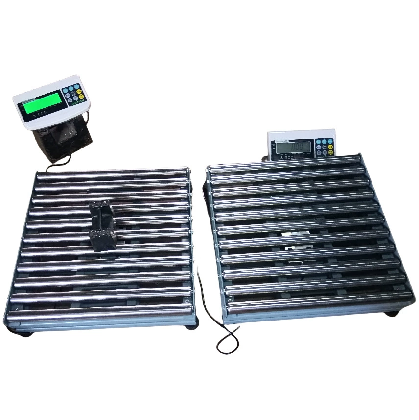 Неприводные роликовые весы 500*700 мм, сигнализация верхнего и нижнего предела, количественный выход, роликовые весы с печатью, роликовые весы