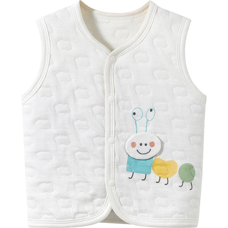 Chaleco DE LOS NIÑOS Primavera, Otoño e Invierno bebé recién nacido acolchado cálido otoño ropa niños y niñas desgaste exterior chaleco bebé chaleco