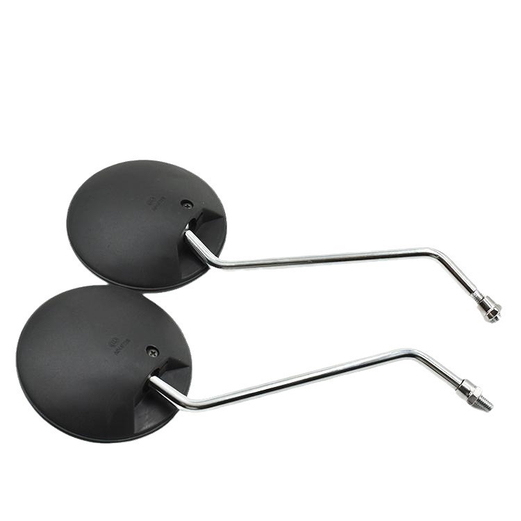 Motocicleta retro Jialing JH70 redondo espejo retrovisor Jincheng reflector 48CC Booster Espejo Retrovisor Del Coche 8M alambre positivo