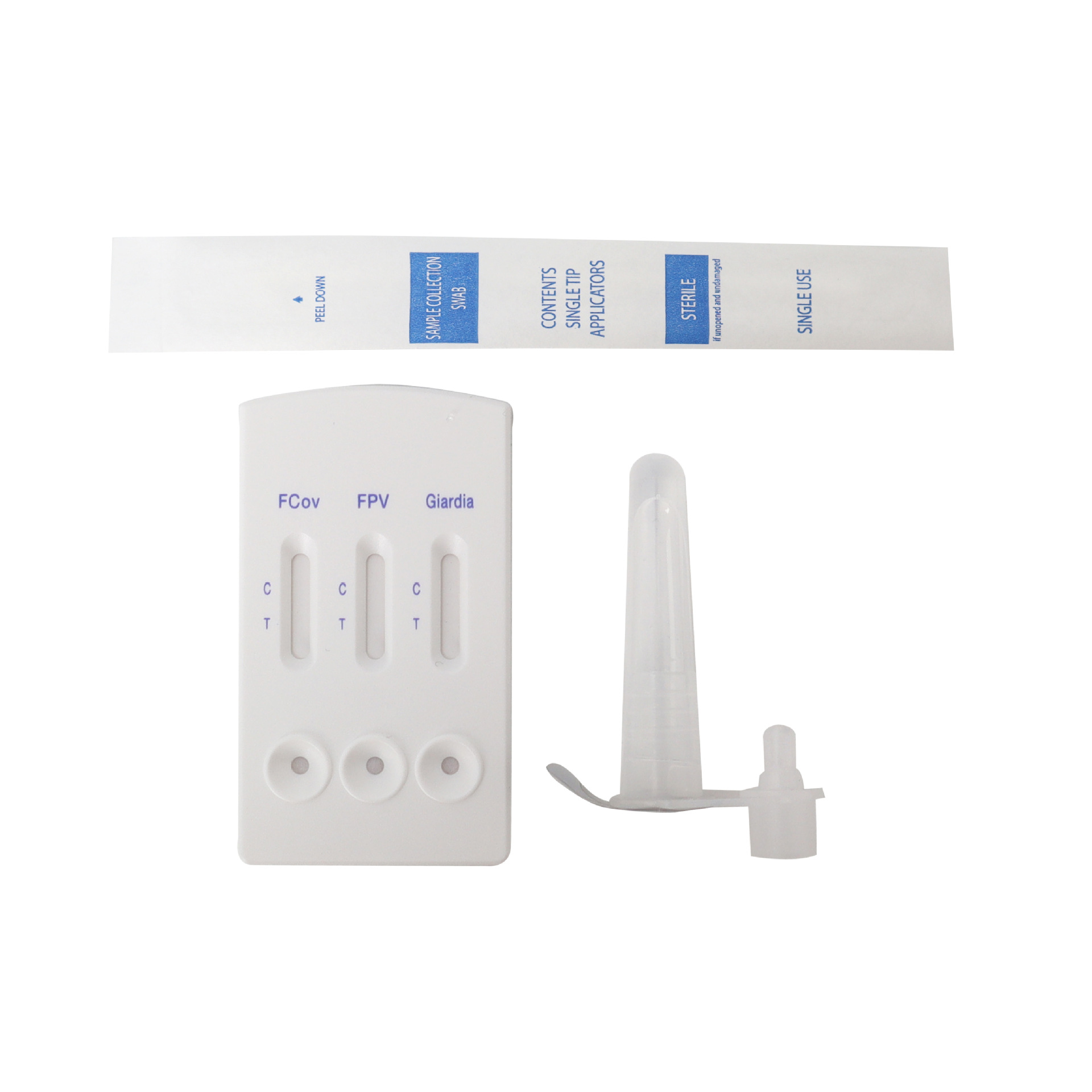 Detección del antígeno triple de FCOV FPV GIA Giardia coronaria felina Giardia AG en mascotas