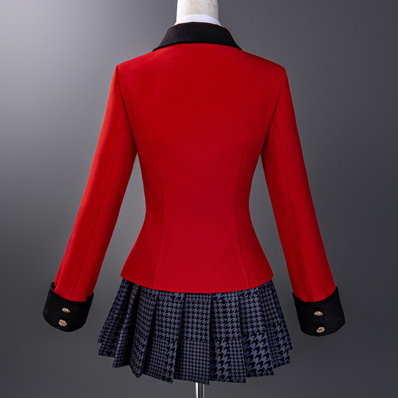 クレイジーギャンブルコス服高精細版クレイジーギャンブルシングルブレスト蛇喰夢子コスプレ衣装女性アニメ服クロスボーダー|undefined