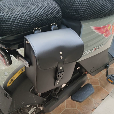 Retro Motorcycle Hanging Bag, Electric Bike Harley Modified Rider Bag, Tool Head Bag, Front and Rear Side Bags, Universal Waterproof