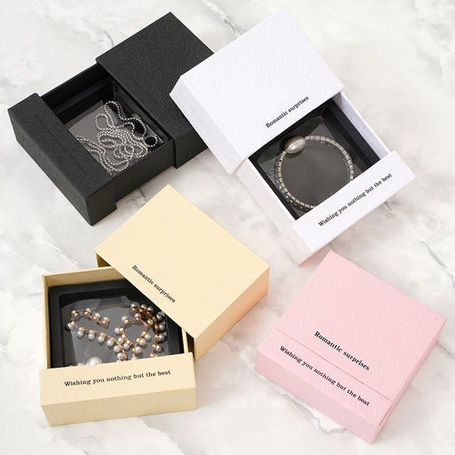 Red Book Same Style Double Layer Drawer Box for Ring Earring Necklace Bracelet Pendant, Pin Nail Dressing Accessories Box