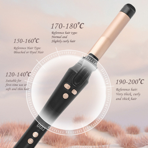 Cross-border automatic curling iron, hair styling tool, must-have curling iron for lazy people, LCD adjustable temperature hair clip hair iron