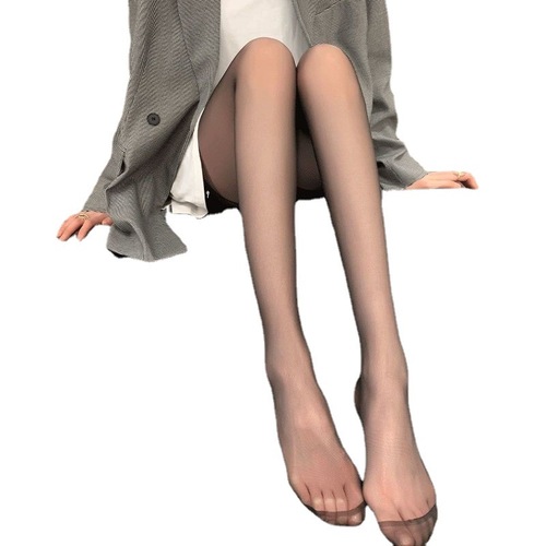 Love white silk stockings, summer thin sweet butterfly knot white pantyhose Lolita round black silk 19 not