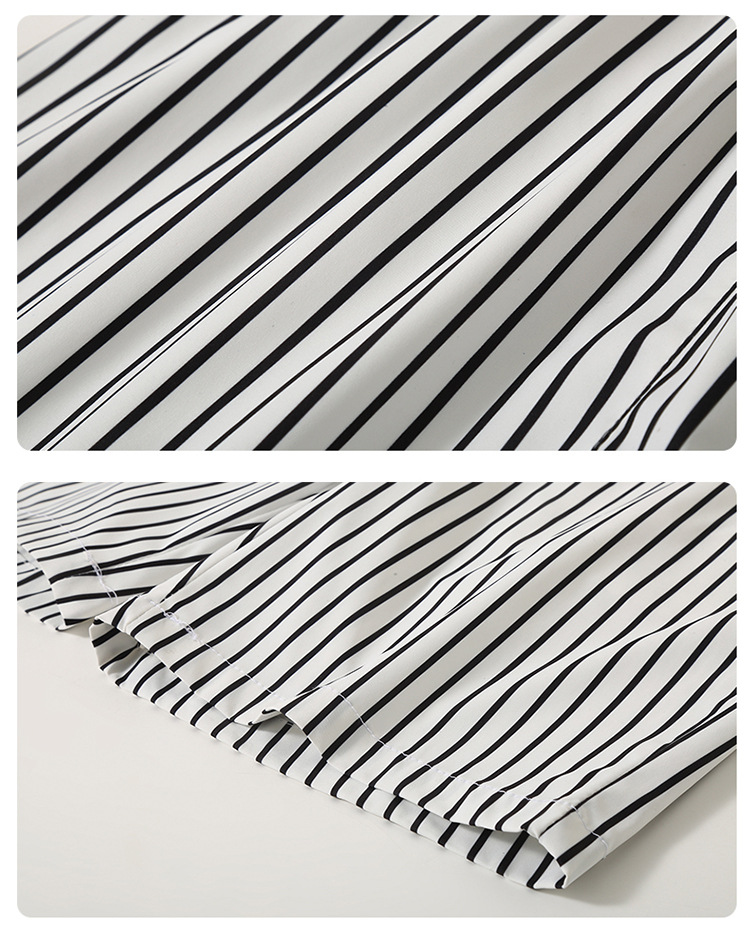 Men's Style Slim Fit Quick Dry Striped Shorts Summer Thin Trendy Beach Outerwear_viptrois.com