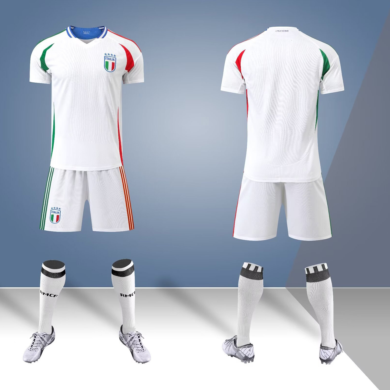 2425 juego de ropa de fútbol para adultos y niños Copa del Mundo Club de secado rápido para hombres y mujeres equipos de impresión de entrenamiento