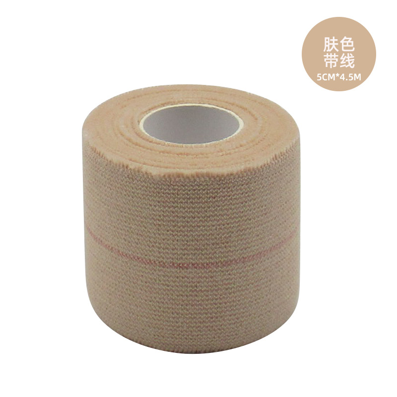 Fábrica EAB alto elástico con línea un lado pegajoso pesado elástico espiga Vendaje deportivo pulsera rodilla pad fijo vendaje elástico image 8