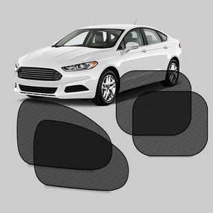 Cross-border source car summer black mesh side gear 44*36cm pair car sunscreen/side gear