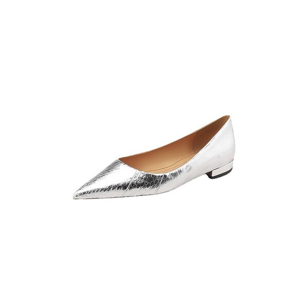 Summer universal elegant shoes pointed-toe flat low-cut all-season