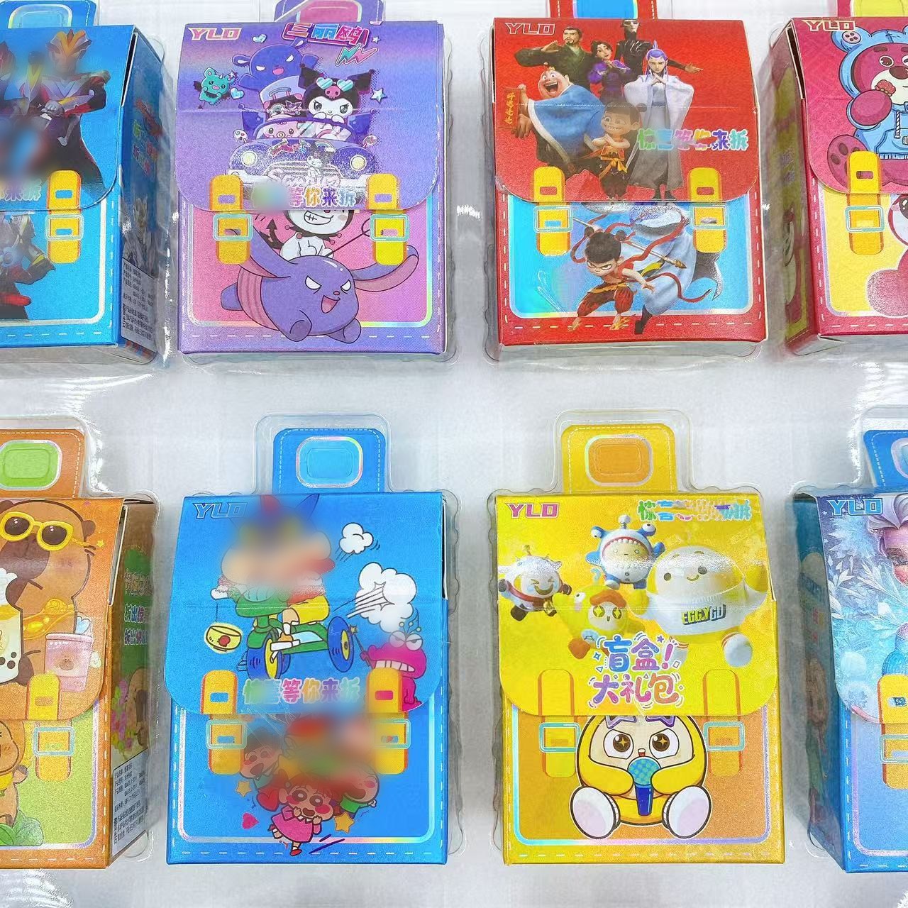 2 yuanes caja ciega al por mayor cartón de dibujos animados lindo tablero colgante juguetes para niños desmontar regalos regalos al por mayor jardín de infantes