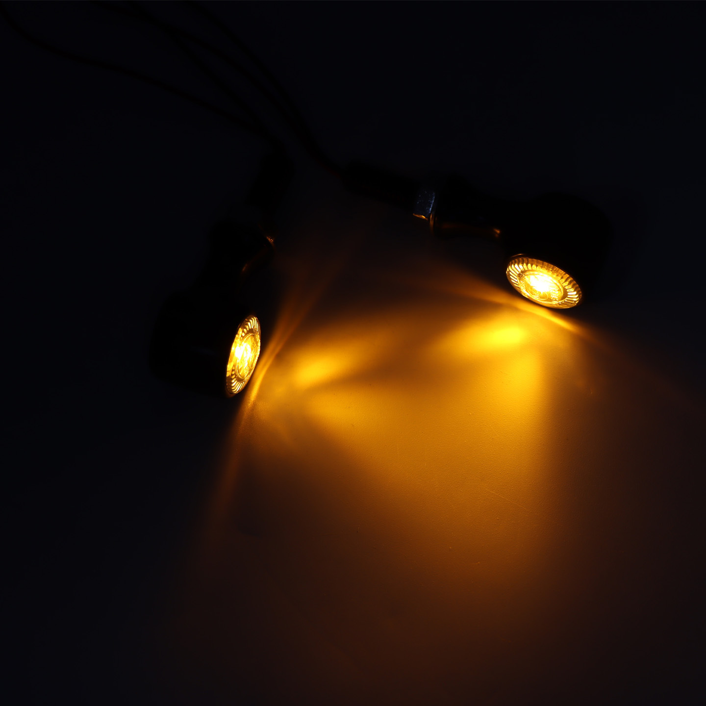 New LED Turn Signal 12V Retro Motorcycle Modified 3-in-1 Mini