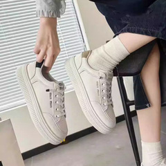 Women's 2024 Spring New Comfortable and Versatile Breathable Casual Slip-On Strap Color Block Low Top Shoes