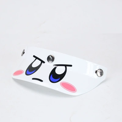 DIY Accessories, Cute Universal | Dəbilqə (Kaska) aksesuarları - white-angry