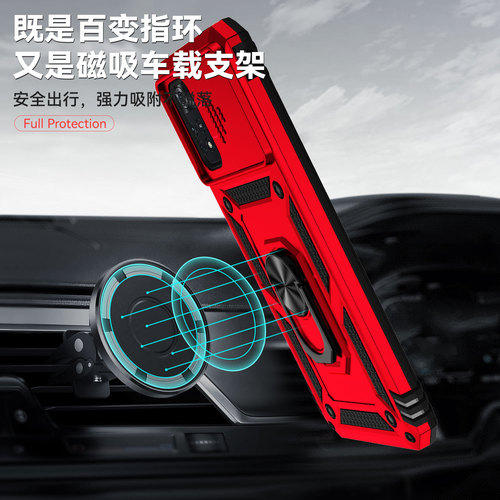 【Military-style push window】applicable for Xiaomi POCO X4PRO phone case anti-fall push cover Redmi Note 11