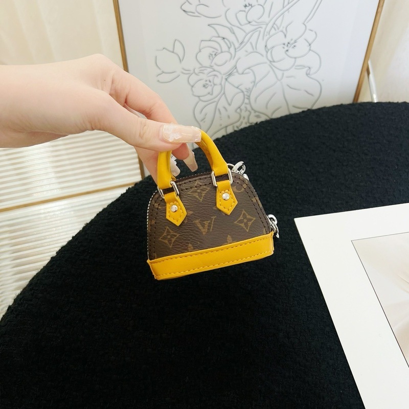 驴家零钱包口红包老花贝壳包耳机包钥匙扣创意潮流小包包挂件饰品|undefined