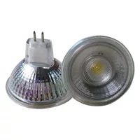 GU10 MR 16 110V с регулируемой яркостью 220V с регулируемой яркостью 3W 5W COB кварцевая стеклянная лампа чашка