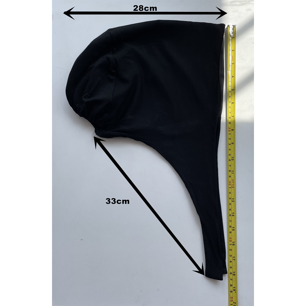 Eșarfă interioară din modal cu căptușeală din satin, două fețe_voghion.com