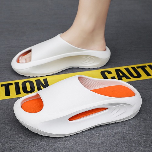 Foreign trade large size summer home slippers, lightweight eva slip-on slippers, simple couple style sports slippers for men