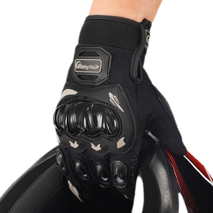Guantes de montar en motocicleta pantalla táctil guantes de carreras de verano al aire libre Knight guantes de motocicleta resistentes a caídas Four Seasons Universal